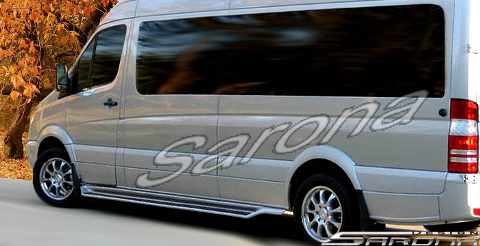 Custom Mercedes Sprinter  Van Running Boards (2007 - 2017) - $950.00 (Part #MB-004-SB)